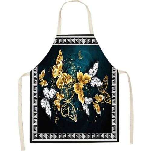 Flower pattern Child apron alpaca House cleaning Apron for children Women kitchen apron apron for kitchen kitchen apron women