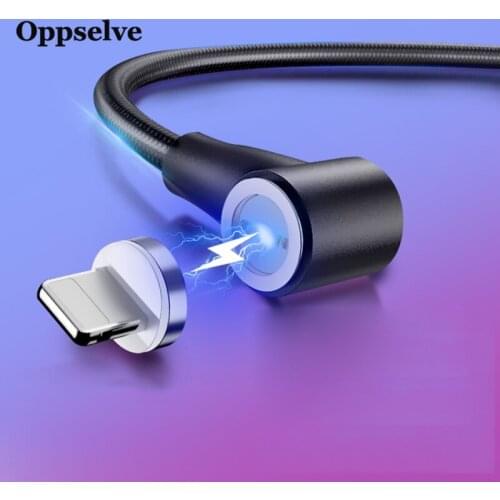 Oppselve Magnetic Cable for iPhone X XS MAX XR Phone Charger Cable Fast Charging Wire for iPhone11 Pro Max iPad Nylon Cavo Kable