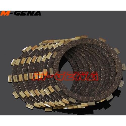 Motorcycle Clutch Friction Plates Disc Set 9pcs For YAMAHA YZF R6 2006-2015 YZF750 1993-1997 YZF1000 1996-2002