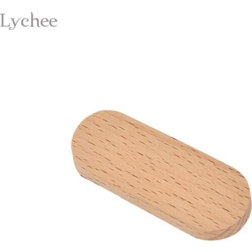 Lychee Life Solid Wood Key Holder Wall Hanging Wall Hooks Powerful Magnet Key Iron Absorbing Entrance Home Decor Hanger
