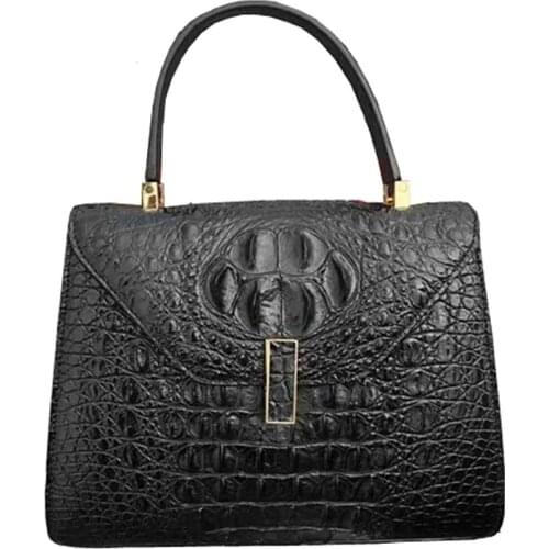Yuanlai new female bag new arrival crocodile handbag female business women handbag Big bag women handbag