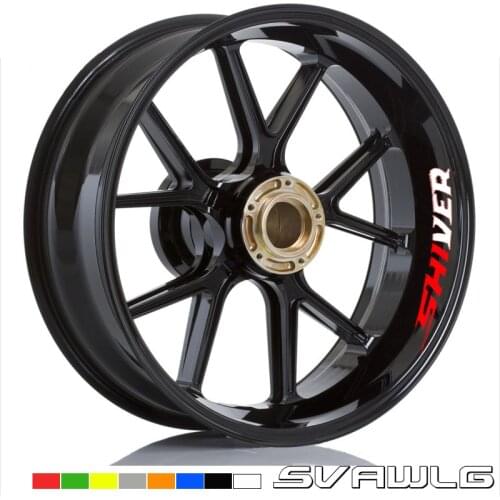 New high quality Motorcycle Wheel Sticker stripe Reflective Rim For Aprilia SHIVER 900 SHIVER 750