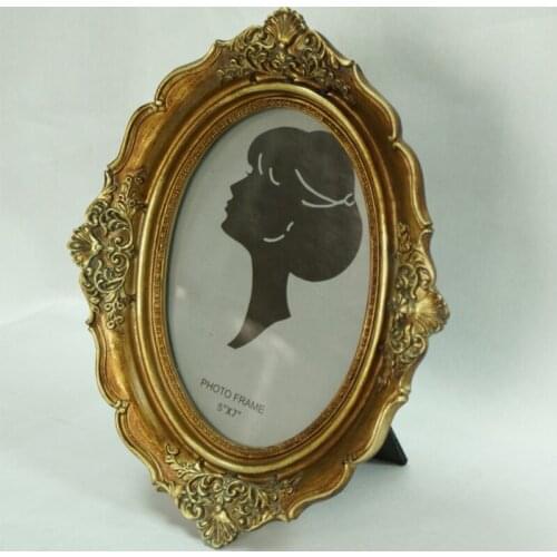 Oval Photo Frame Vintage Palace Style Picture Frames Nightstand Wall Home Decor Affordable Luxury Crafts