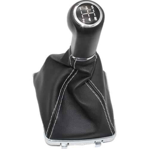 5 Speed Car Gear Shift Stick Knob With Leather Boot For OPEL ASTRA III H 1.6 VAUXHALL 2004 2005 2006 2007 2008 2009 2010