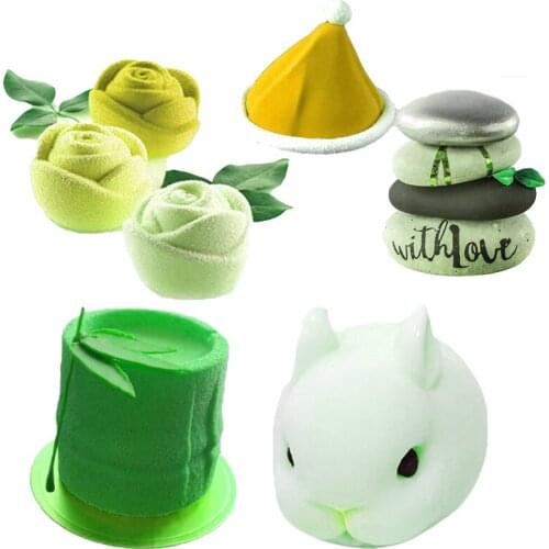 SHENHONG Party Dessert Baking Mould Non-Stick Mousse Silicone Mold Multiple Types Cake Decorating Tools Kitchen Bakeware