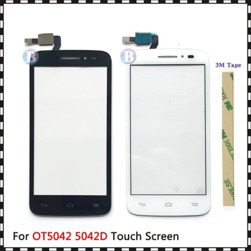 Replacement High Quality 4.5" For Alcatel One Touch POP 2 5042D OT5042 5042 Touch Screen Digitizer Sensor Outer Glass Lens Panel