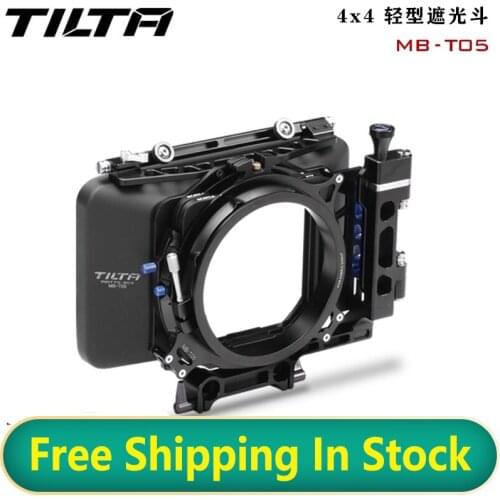 Tilta 4*4 Lightweight Matte Box Sunshade MB-T05 VIDEO DSLR Rig Kit FOR ARRI BMCC F5 Camera