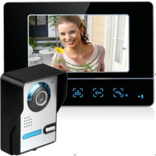 7 Inch Touch Keypad 700 TVL Two Way Intercom Video Door Phone