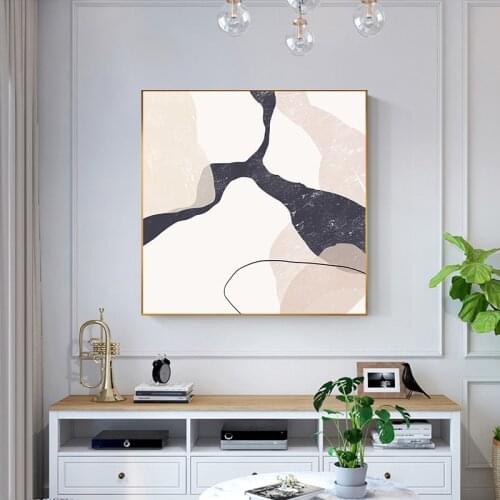 Abstract Pink Imaginative Wall Art Romantic Canvas Painting Nordic Affiche Big Print Poster for Living Room Pop Picture Tableaux