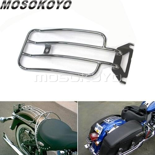 Motorcycle Solo Seat Rear Luggage Rack For Harley Touring Electra Glide Classic (EFL) FLHTC Road Glide Injected FLTR 1998-2006