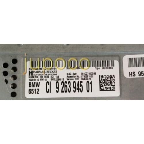 Free Shipping 9512 CI9263945 01 HU CIC MID main board For Harman Becker BMW X5 CD Unit