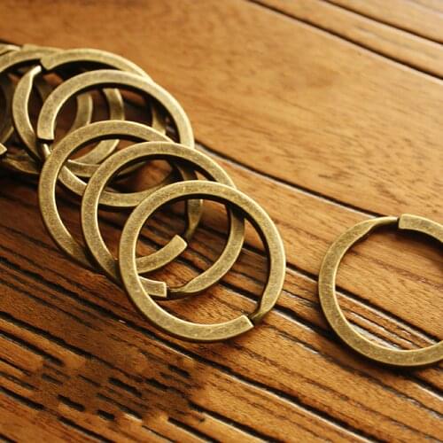 Key Chain handmade DIY leather key case key ring