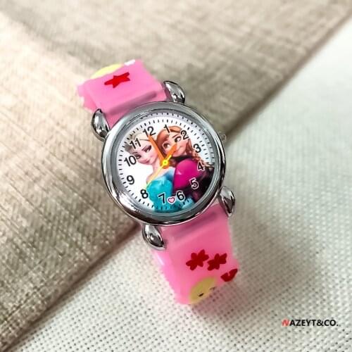 Disney Frozen Children Watches Party Gift Clock Wrist Relogio Feminino Girl Princess Quartz Electronic Cartoon Elementary School