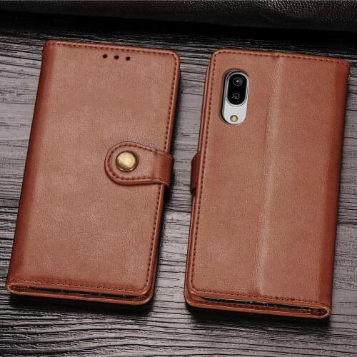 For Sharp AQUO Ssense3 lite sense3 Cover Wallet PU Leather Phone Bag Case Simple Card Holders Shell Free Shipping