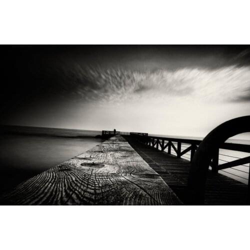 Black 2 Silk Fabric Wall Poster Art Decor Sticker Bright