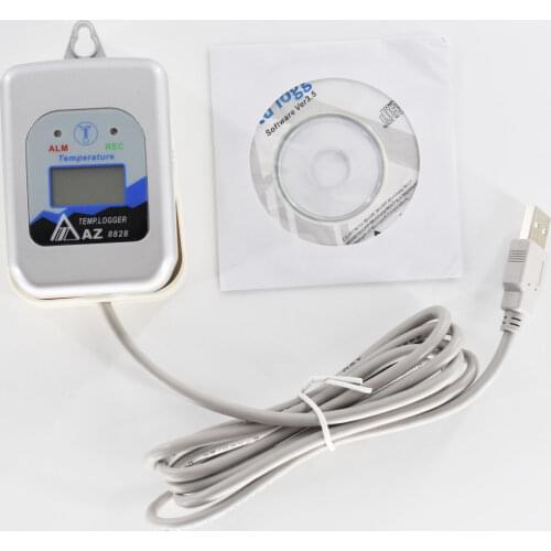 Digital Temperature Data Logger AZ8828S Temperature Recorder(With software and data cable)
