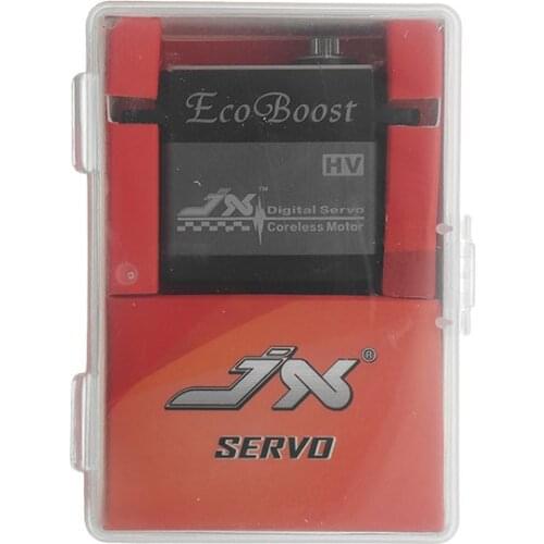 JX CLS6322HV Digital Coreless Servo Ecoboost 0.07sec 21KG Large Torque 180 Degree CNC Alum Shell Metal Gear for RC Scaler