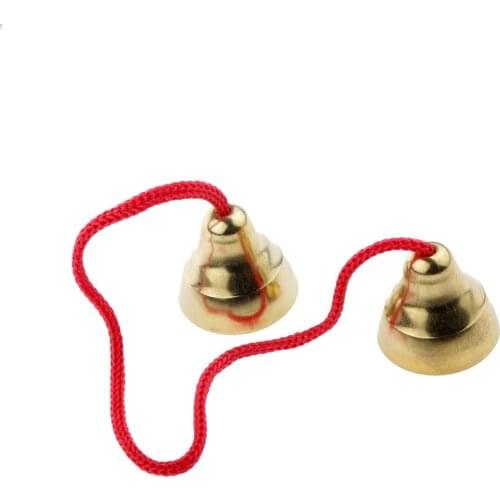New Arrivals Unisex Kids Toy Handcrafted Small Bronze Peng Bells Kids Musical Percussion Instruments Intelligence Baby Toys Gift