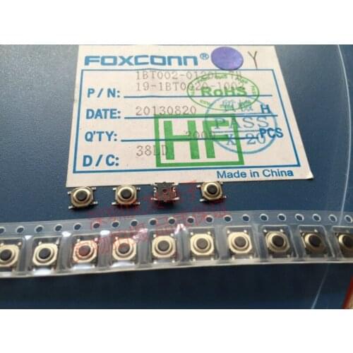 Import Foxconn FOXCONN Tact Switch 4*4*1.5 Patch 4 Foot Small Touch Fretting