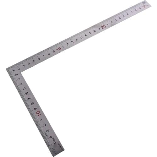 Stainless Steel Right Angle Ruler Engineers Try Square Set Woodworking Wood Measuring Tool 90 Degrees Measurement Instruments