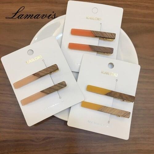 2020 New Hairpin Korean Version Cute Jelly Duckbill Clip Simple Temperament Pattern Word Hairpin Bangs Clip Simple Fashion Headd