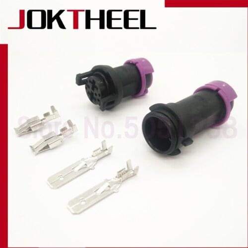 1-20 set TE tyco 2 pin way male female circular waterproof fog lamp plug Connector for car Toyota Mazda Rx7 813972926 813972923