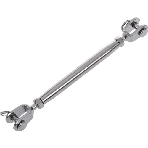 304 Stainless Steel Rigging Screw Closed Body Jaw Jaw Turnbuckle 7/32" Thread