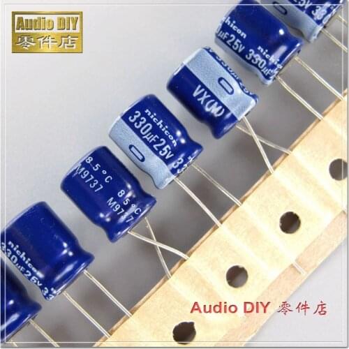 20PCS/100PCS Nichicon VX Series 330uF 25V 25V330UF Electrolytic Capacitor