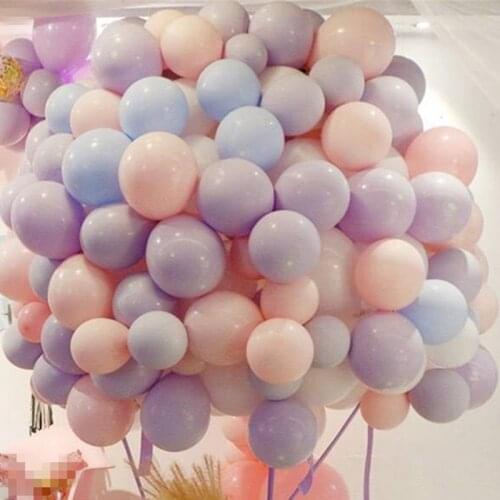 5pcss 2.2g Mix Color Macaron Latex Balloons Wedding Birthday Party Pink Flower Air Helium Latex Decoration Kids Baby Shower Girl