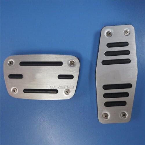 TTCR-II Car Accessory Aluminium Non slip Gas Accelerator Brake Foot Rest Pedals Pad For Cadillac XTS AT,Antiskid pads stickers