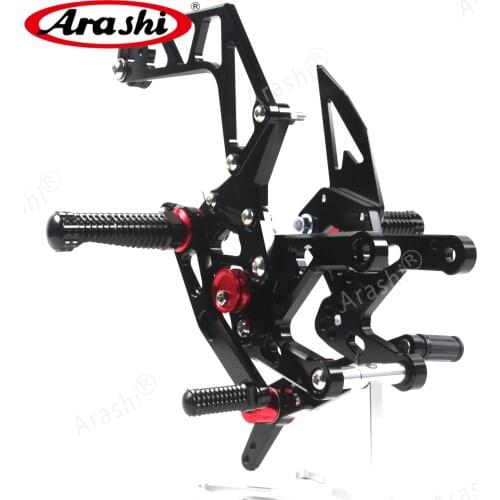 Arashi 1 Set For YAMAHA YZF R1 2015 2016 2017 2018 2019 CNC Adjustable Footrest Foot Pegs Rider Rear Sets Rearset R1M R1S RN32