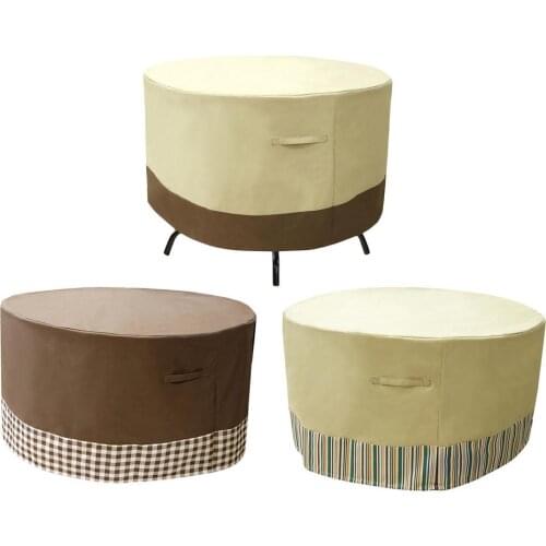 Outdoor Garden Furniture Cover Round Table Chair Set Waterproof Oxford Wicker Sofa Protection Patio Rain Snow Dustproof Covers