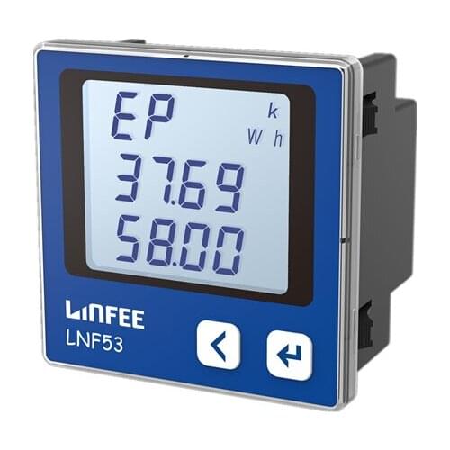 LNF53 bidirectional energy meter 3 phase digital power meter
