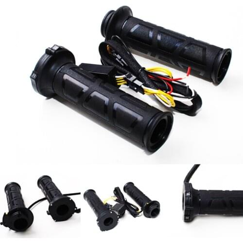 12V Motorcycle Electric Handlebar Heating Grips Universal Motor Hot Handle Grip Moto bike Electric Hand Heated Grips