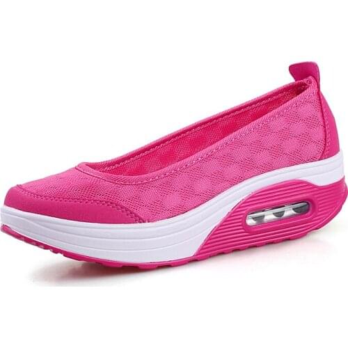 35-42 Tenis Mujer 2019 New Women Light Slip on Gym Sport Shoes Women Tennis Shoes Female Athletic Sneakers Trainers Cheap