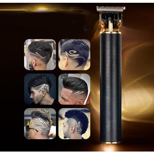 Kemei 1971B T-Outliner Skeleton Heavy Hitter Cordless Trimmer Men 0mm Baldheaded Hair Clipper Finish Hair Cutting Machine
