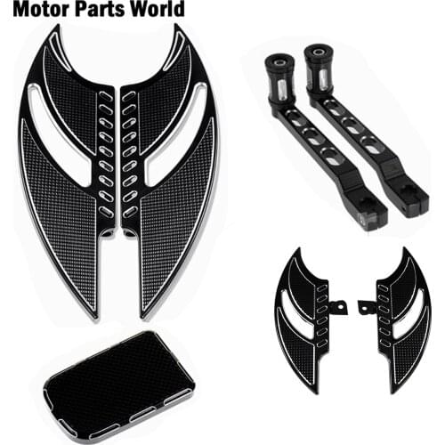 Motorcycle Front Rear Floorboards Foot boards Brake Pedal Shift Lever Peg For Harley Touring Electra Glide CVO Ultra Classic