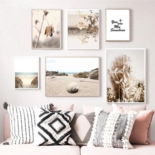 Nature Scenery Poster Wall Art Canvas Art Painting Beight Plant Landscape Print Modern Home Decor Picture For Dormitory Design