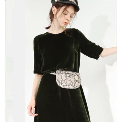 2020 New Autumn Winter velvet dress women elegant Half sleeved O-neck slim velour dress ladies party dress plus size M-6XL 7XL