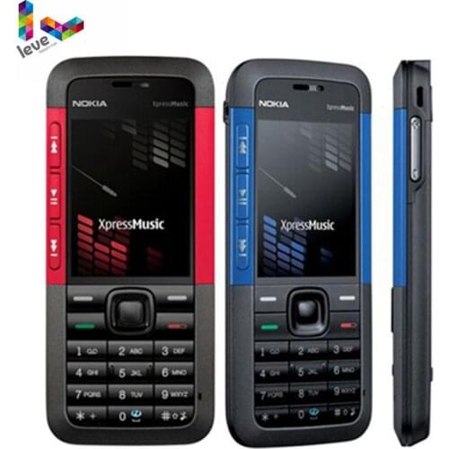 Original Unlocked Nokia 5310 XpressMusic 5310XM Bluetooth Java MP3 Player Refurbished Mobile Phone
