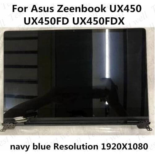 Original replacement for ASUS ZENBOOK PRO 14 UX450 UX450FD ASSEMBLY SCREEN UPPER PART OF LAPTOP 1920*1080FHD LCD DISPLAY