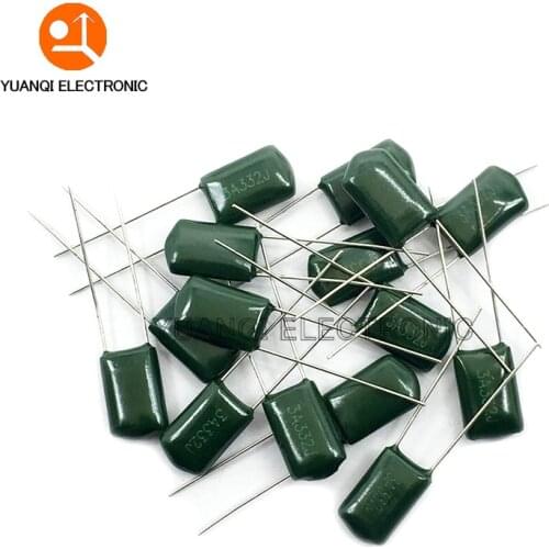 20pcs Polyester film capacitor 250V 400V 1000V 2.2nF 4.7nF 10nF 22nF 68nF 100nF 2E222J 2E472J 2E223J 2E683J 2E104J 2G103J 3A332J