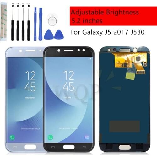 Adjustable LCD For Samsung Galaxy J530 2017 For Samsung J5 2017 Display Touch Screen Digitizer J5 Pro J530 J530F LCD 5.2'' inch