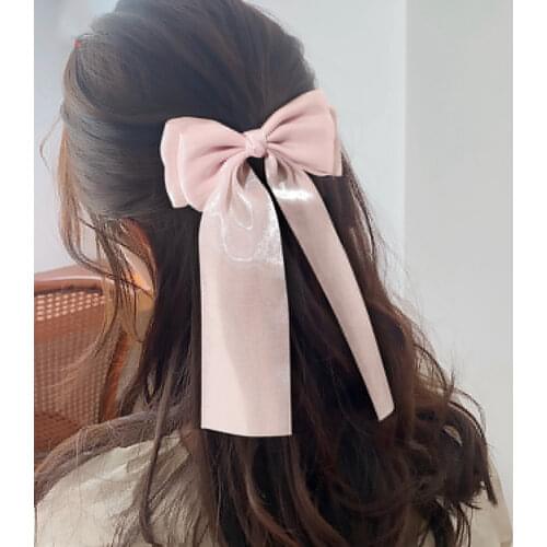 Fashion Bow Scrunchies Hair Ribbon for Women Ponytail Scarf Sweet Elastic Hair Band Girls Hair Ties Hair Accessories Gifts
