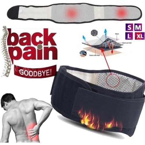 Adjustable Waist Tourmaline Self heating Magnetic Therapy Back Waist Support Belt Lumbar Brace Massage Band Health Care