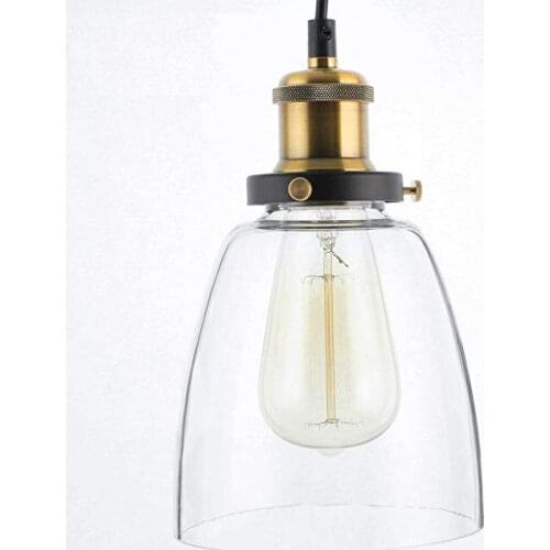 Modern Glass pendant Lamp Living room lights bedroom pendant light E27 LED light bulb pendant lamps Restaurant clothing store