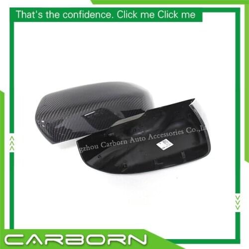 For Land Rover Range Rover Evoque 2012-2013 Replacement Type Gloss Black Carbon Fiber Mirror Cover Body Side Rear View Mirrors