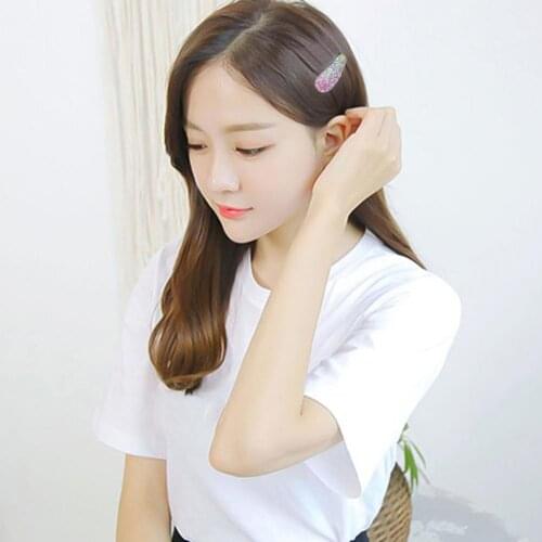 3pcs Women Hair Clip Korean Sweet High-quality Light Geometric Hairpins Grateful Women Colorful Portable Metal Barrettes