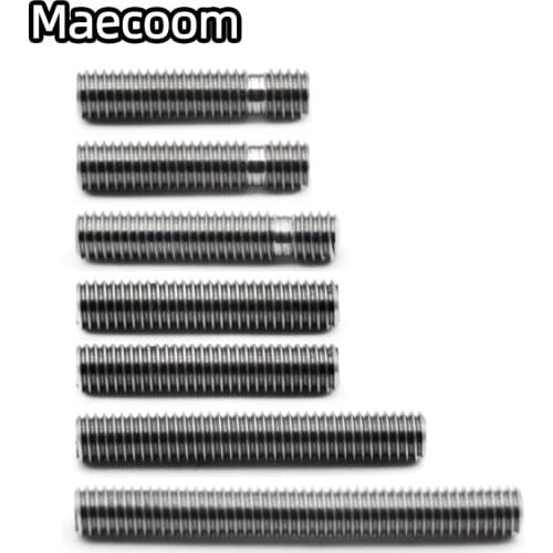 2pcs Stainless Steel Throat Long M6 26mm 30mm 40mm Threaded For MK8 MK9 1.75mm Filament 3D Printers Ptfe Tube Full Metal Throat