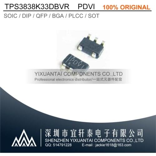 10pcs/lot 50pcs/lot 100pcs/lot Free shipping 100% original TPS3838K33DBVR TPS3838K33 3838K33 PDVI SOT23-5